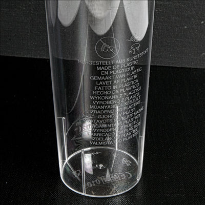 VERRES INJECTÉS "CUBA LIBRE" 300 ML Ø 5,9/4,9x15,2 CM TRANSPARENT CRISTAL PS (500 UNITÉS)