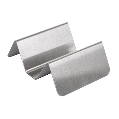 RACK POUR 1/2 TACOS 'ARTINOX' 10x8x3,5 CM ARGENTE INOX (12 UNITÉS)