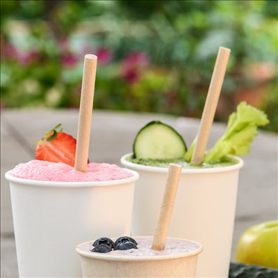 PAILLES SOUS SACHETS 'PAPER' Ø0,80x20 CM NATUREL KRAFT (3000 UNITÉS)