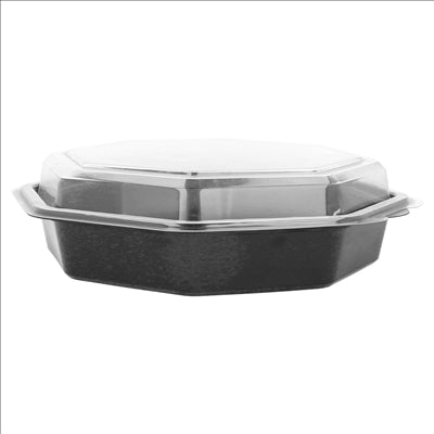 RÉCIPIENTS 680 ML 19x19x5 CM NOIR PS (300 UNITÉS)