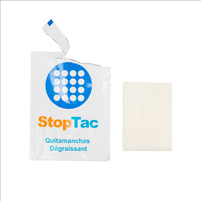 LINGETTES "DÉTACHANTES" 'STOPTAC' 6x8 CM BLANC CELLULOSE (500 UNITÉS)