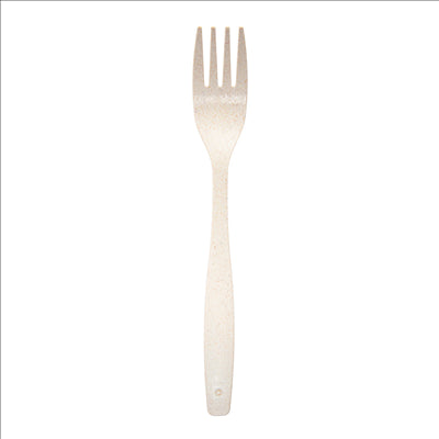 FOURCHETTES 'PREMIUM' 17,3 CM IVOIRE FIBRE DE BOIS (90 UNITÉS)