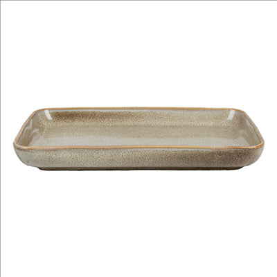 PLATEAUX 'AKALA' 20,5x13,5x2,5CM TERRE STONEWARE (6 UNITÉS)