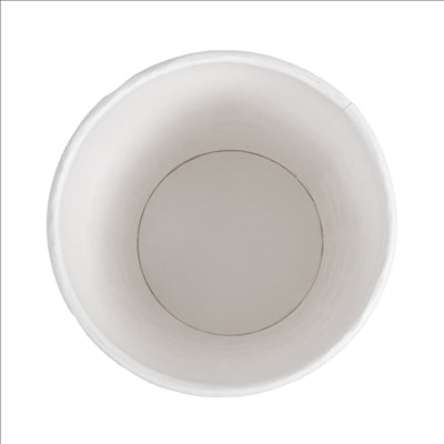 GOBELETS BOISSONS CHAUDES 1 PAROI 'JAVA' 360 ML 300 + 18 PE G/M2 Ø9/6x11 CM BLANC CARTON (900 UNITÉS)