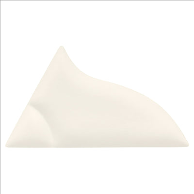 PLATEAUX 2 COMP. WASARA 'BIONIC' 26,1x14,4x1,4 CM BLANC BAGASSE (200 UNITÉS)