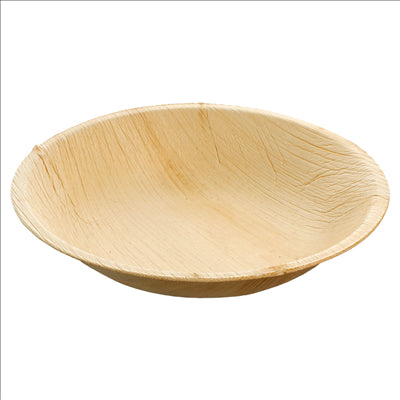 BOLS 'ARECA' Ø 18x3,5 CM NATUREL ARECA (200 UNITÉS)
