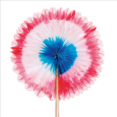 DÉCORS POUR GLACES "EVENTAILS CHINOIS" Ø 12x15 CM ASSORTI BOIS (144 UNITÉS)