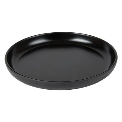 ASSIETTES PLATES 'ASAMI WARE' Ø 16x2 CM NOIR MÉLAMINE (6 UNITÉS)