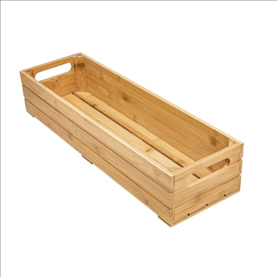 BOÎTE BUFFET GN 2/4 53x16,2x10 CM NATUREL BAMBOU (1 UNITÉ)