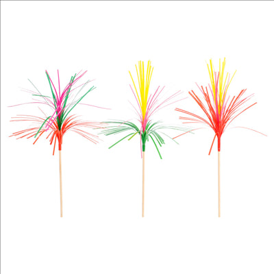 DÉCORS GLACES "PALMIERS" 15 (h) CM ASSORTI BOIS (100 UNITÉS)