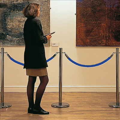 CORDON COLONNE MOBILE 150 CM Ø 4x150 CM BLEU FIBRE (1 UNITÉ)