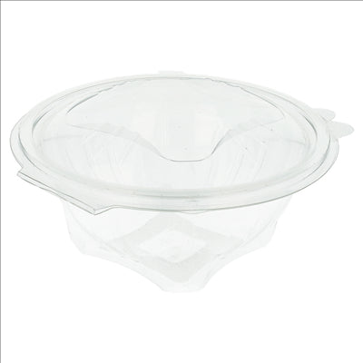 SALADIERS AVEC CHARNIÈRES 750 ML Ø 14,8x9,7 CM TRANSPARENT RPET (400 UNITÉS)
