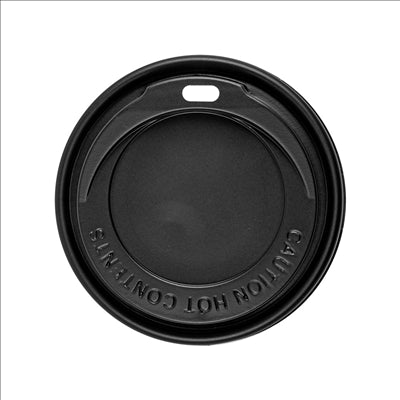 COUVERCLES HAUTS POUR GOBELETS 360/480 ML NOIR PS (1000 UNITÉS)