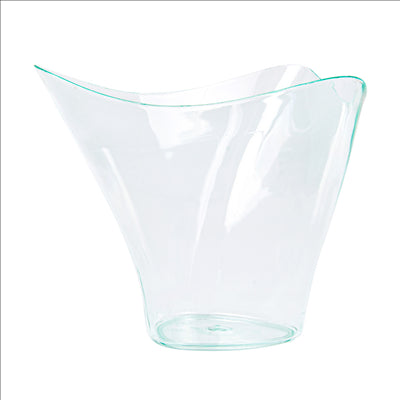 TRIANGLES HAUTS RÉUTILISABLES 100 ML 7,7x7,4x6,3 CM VERT D'EAU PS (576 UNITÉS)