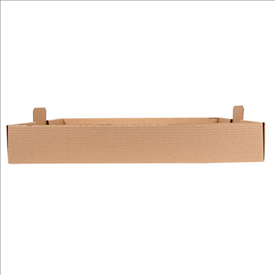 PLATEAUX "TRAITEUR" 380 G/M2 62x43,5x9,5 CM HAVANE KRAFT (50 UNITÉS)