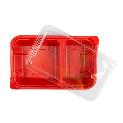 BARQUETTES MICRO-ONDABLES REPAS INDIVIDUEL 23,9x15x4,5 CM NOIR PP (400 UNITÉS)