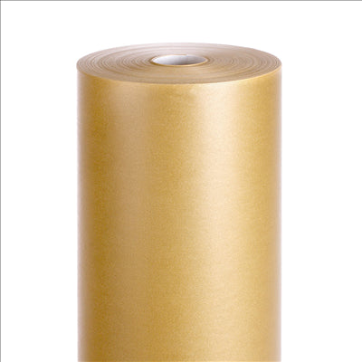 PAPIER CADEAU 100 M  48 G/M2 70 CM OR PAPIER (1 UNITÉ)