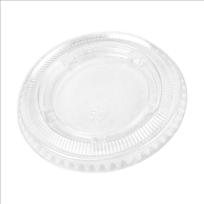 COUVERCLES POUR POTS 130.11/12/13/16/22/24 Ø 7,4 CM TRANSPARENT PET (2500 UNITÉS)