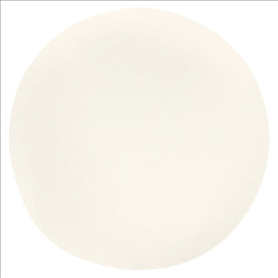 ASSIETTES MARU L 'BIONIC' Ø 23x3,4 CM BLANC BAGASSE (100 UNITÉS)