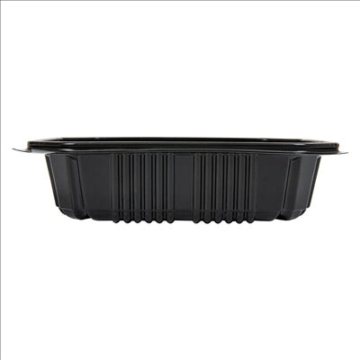 RÉCIPIENT 750 ML 19,4x16,4x4,8 CM NOIR PP (600 UNITÉS)