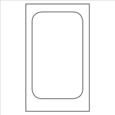 MOULE POUR GN1/4 20x28 CM ARGENTE ALUMINIUM (1 UNITÉ)
