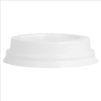 COUVERCLES HAUTS POUR GOBELETS 180 ML BLANC PS (1000 UNITÉS)