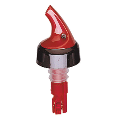 BOUCHON DOSEUR 30 ML 10x4,5 CM ROUGE PLASTIQUE (1 UNITÉ)