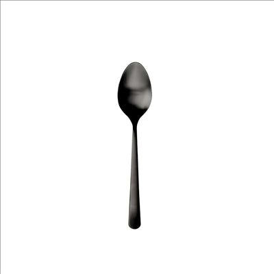 CUILLÈRES À CAFÉ 'OSLO' 14,5 CM NOIR ACIER (12 UNITÉS)