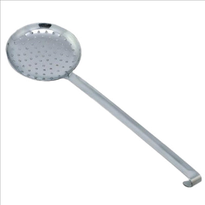 ÉCUMOIRE MONOBLOC Ø 14x38 CM ARGENTE INOX (1 UNITÉ)