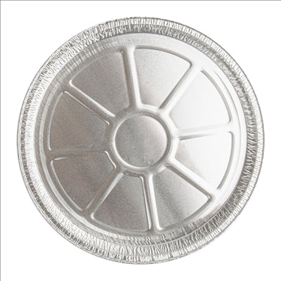 RÉCIPIENTS TARTELETTES 900 ML Ø 24,7/23x2,2 CM ALUMINIUM (100 UNITÉS)