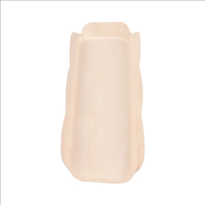 BARQUETTES RECTANGULAIRES 'WOOD' 25x10x2,5 CM NATUREL BOIS (200 UNITÉS)