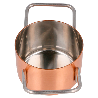 MINI SAUTOIRS 'ARTINOX' Ø 7x4,5 CM CUIVRE INOX (6 UNITÉS)