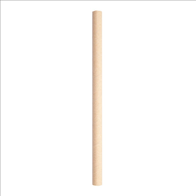PAILLES DROITES COCKTAIL 'PAPER' Ø0,80x14 CM NATUREL KRAFT (3000 UNITÉS)