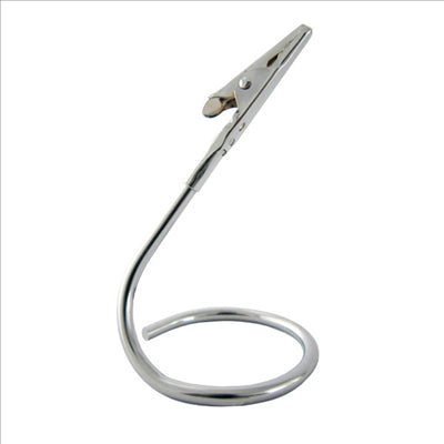 SOCLE "ALLIGATOR" 10,2 (h) CM ARGENTE INOX (12 UNITÉS)
