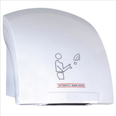 SÈCHOIR À MAINS ÉLECTRIQUE 45 L" 65ºC 24x25x23 CM BLANC ABS (1 UNITÉ)