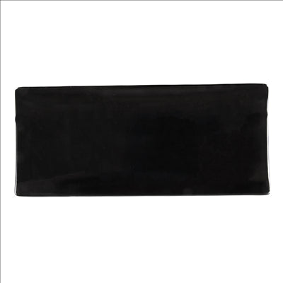 ASSIETTES SUSHI 'ASAMI WARE' 23,5x10,3x2,3 CM NOIR MÉLAMINE (18 UNITÉS)