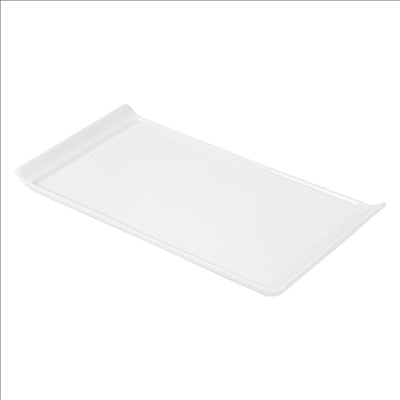 ASSIETTES RECTANGULAIRES 26x12,5x1,6 CM BLANC PORCELAINE (12 UNITÉS)