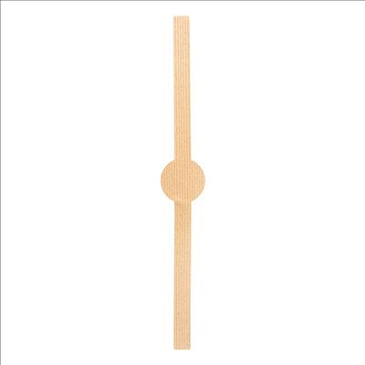 BAGUE AUTOCOLLANTE 4x30 CM NATUREL KRAFT (250 UNITÉS)