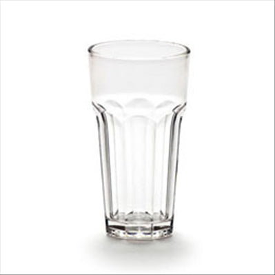 GOBELETS EMPILABLES 414 ML Ø 7,9/6x12,7 CM TRANSPARENT POLYCARBONATE (36 UNITÉS)