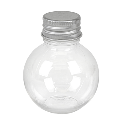 FLACONS AVEC BOUCHON EN ALUMINIUM 50 ML Ø5x6,2 CM TRANSPARENT PET (150 UNITÉS)