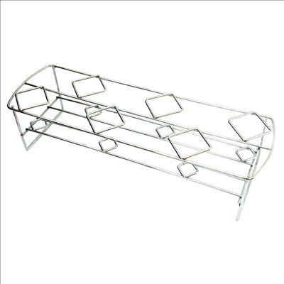 PORTE FRITES CONIQUE 6 CORNETS 'ARTINOX' 45x14x10,8 CM ARGENTE INOX (1 UNITÉ)