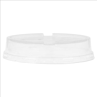 COUVERCLES HAUTES POUR RÉCIPIENTS 214.71/83 Ø 11,8 CM TRANSPARENT PET (100 UNITÉS)