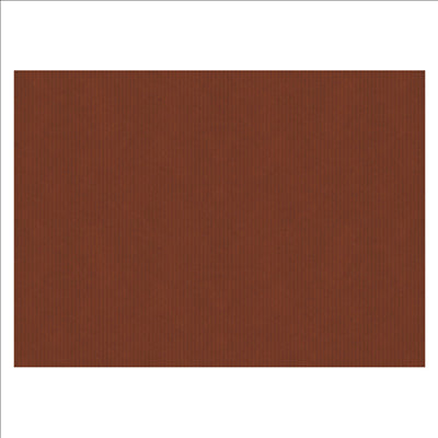 SETS DE TABLE 60 G/M2 31x43 CM CHOCOLAT KRAFT VERGÉ (2000 UNITÉS)
