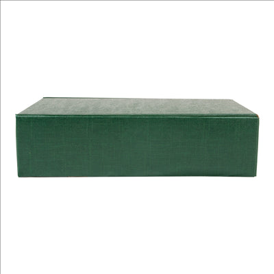 30 U. COFFRETS 2 BOUTEILLES 34x18,5x9 CM VERT CARTON (1 UNITÉ)