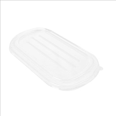 COUVERCLES LUNCH BOX 216.01/02/03/04 'BIONIC' 23,6x13,5x1,4 CM TRANSPARENT PET (500 UNITÉS)
