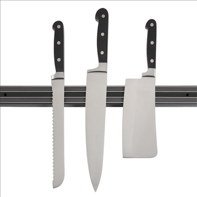 BARRE AIMANTÉE 60 CM NOIR FER (1 UNITÉ)