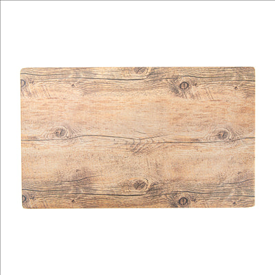 PLATEAUX GN 1/4 'ASAMI WARE' 26,1x15,8x0,4 CM COMPARAISON BOIS MÉLAMINE (6 UNITÉS)