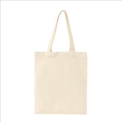 SACS RÉUTILISABLES 140 G/M2 48x58 CM BEIGE COTON (25 UNITÉS)