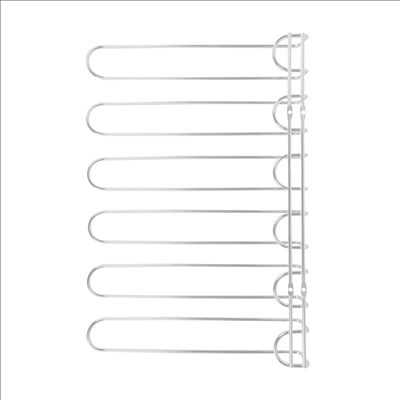 RACK POUR COUPES 5 RANGS 44,7x31x5,5 CM ARGENTE INOX (1 UNITÉ)