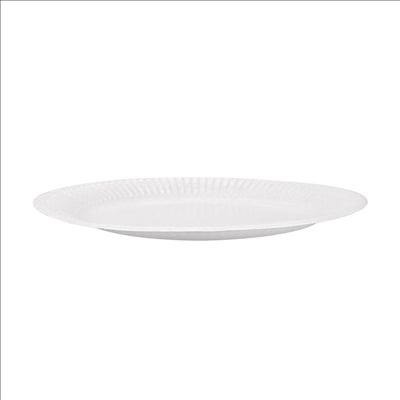 PLATEAUX PÂTISSERIE EN RELIEF 300 G/M2 Ø 24 CM BLANC CARTON (100 UNITÉS)